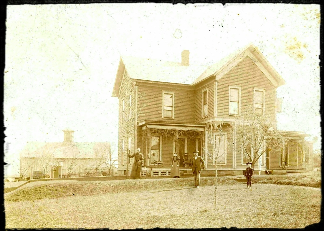 Original Farmstead, circa 1885.